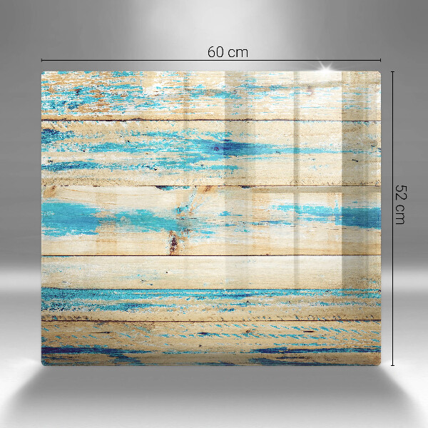 Placă protecție plita Scânduri retro din lemn