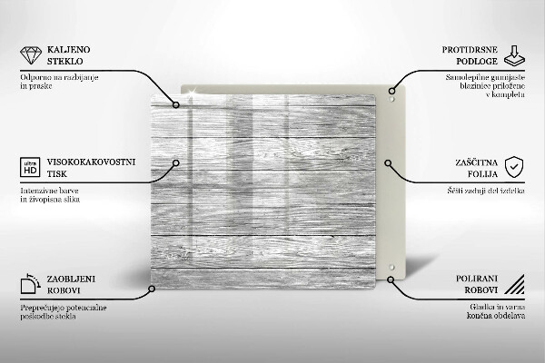Placă protecție plita Scânduri vechi de lemn