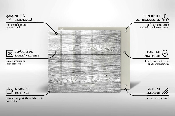 Placă protecție plita Scânduri vechi de lemn
