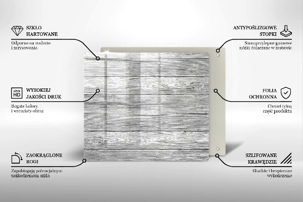 Placă protecție plita Scânduri vechi de lemn