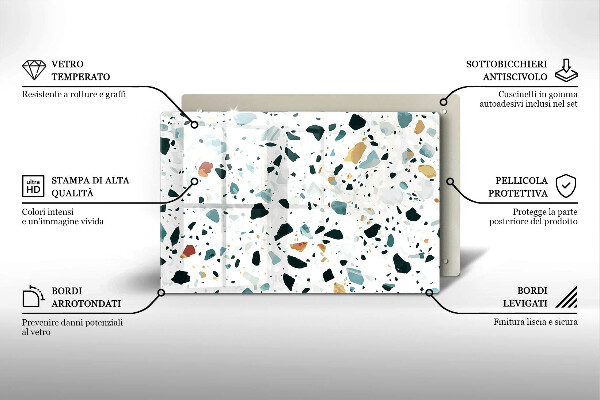 Placă din sticla protectie plita Gresie usoara
