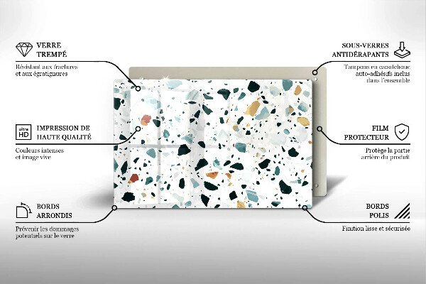 Placă din sticla protectie plita Gresie usoara