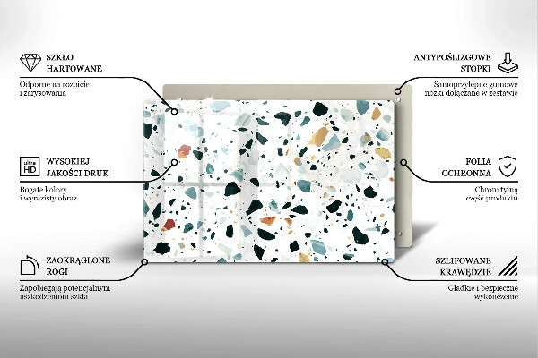 Placă din sticla protectie plita Gresie usoara