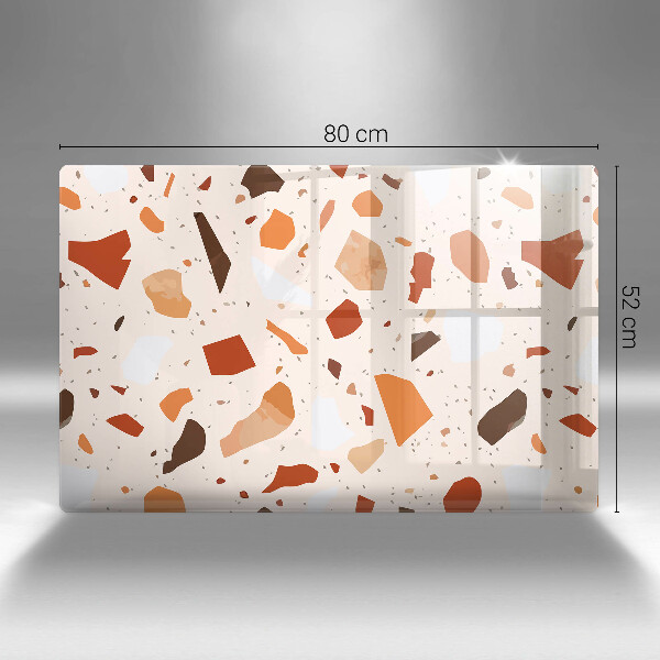 Placă din sticla protectie plita Gresie decorativa