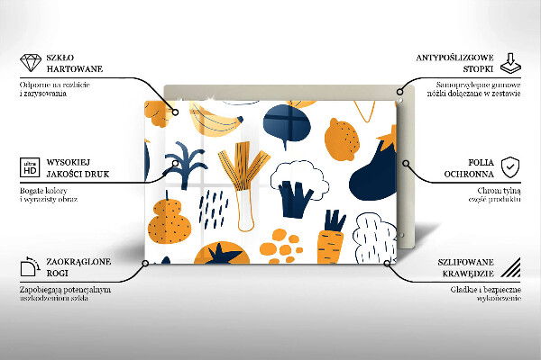 Placă sticla protectie aragaz Ilustrație alimentară