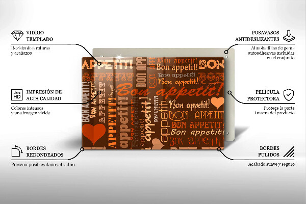 Placă sticla protectie aragaz Bon appetit