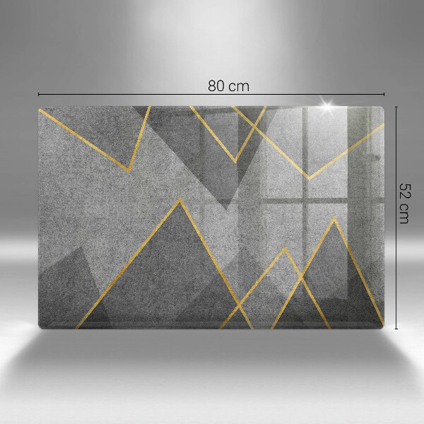 Placă sticla protectie aragaz Forme ascuțite