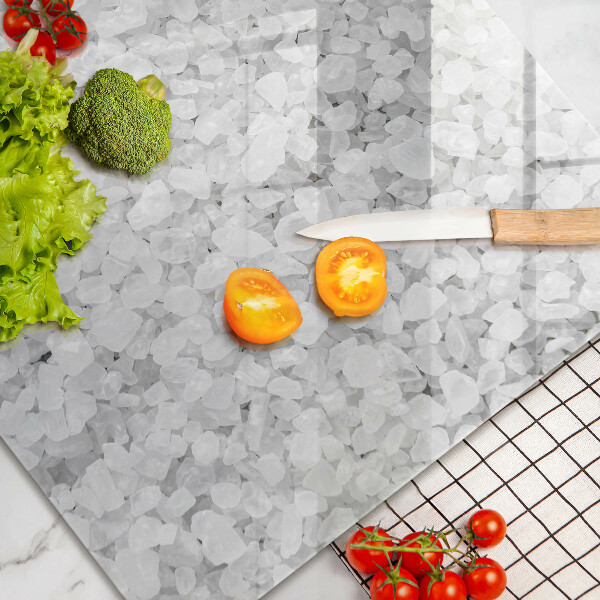 Placă sticla protectie aragaz Cristale de sare