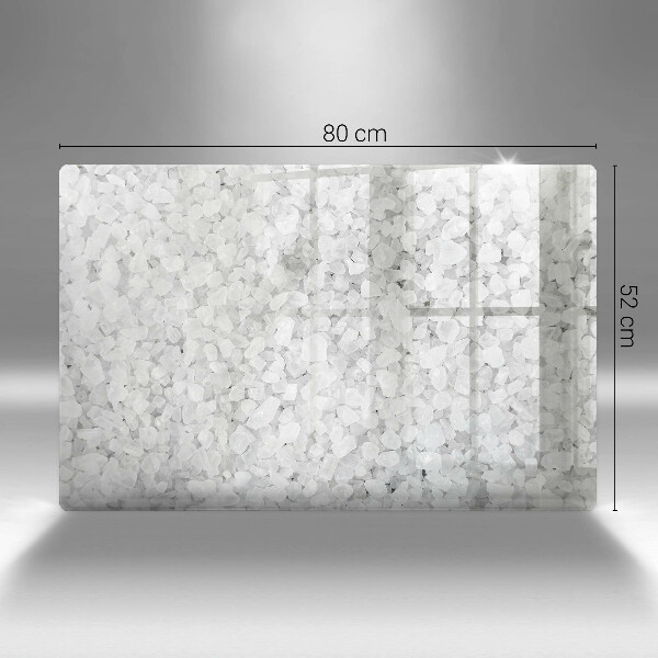 Placă sticla protectie aragaz Cristale de sare