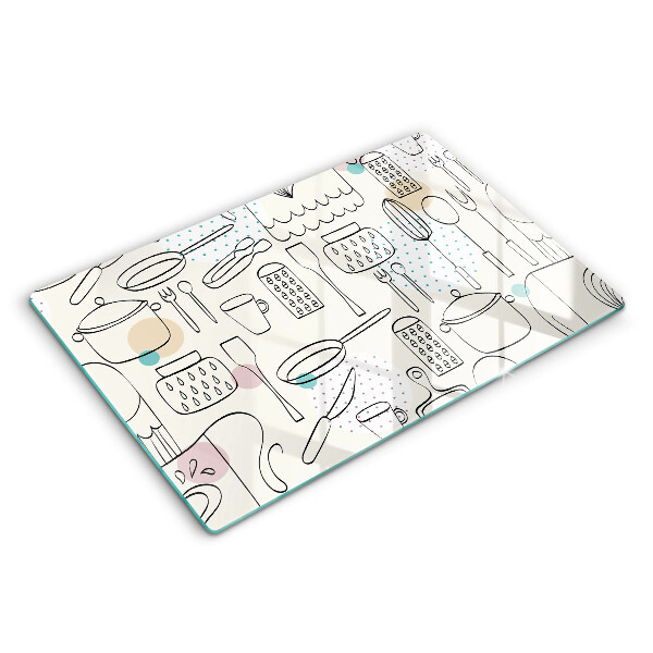 Placă sticla protectie aragaz Accesorii pentru bucatarie