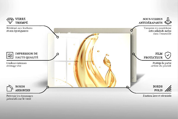 Placă sticla protectie aragaz ulei de masline