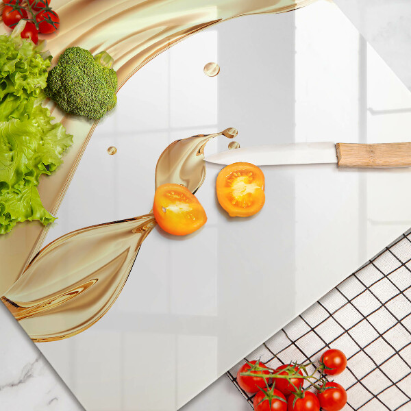 Placă sticla protectie aragaz ulei de masline