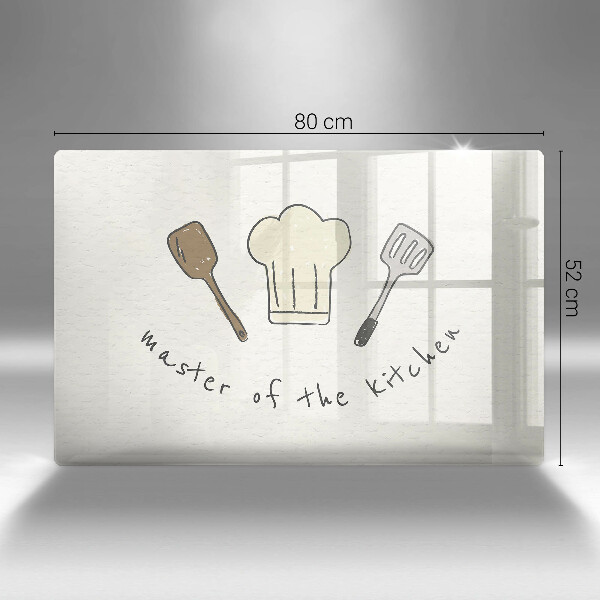 Placă sticla protectie aragaz Master of the Kitchen