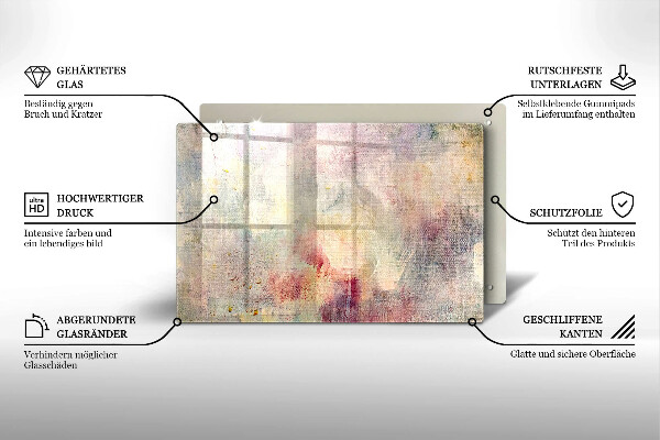 Placă din sticla protectie perete Vopsea textura de fundal