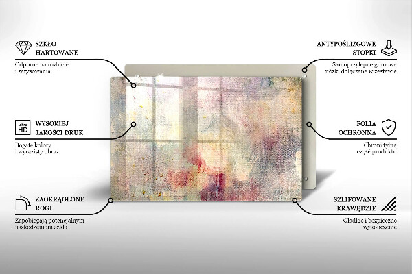 Placă din sticla protectie perete Vopsea textura de fundal