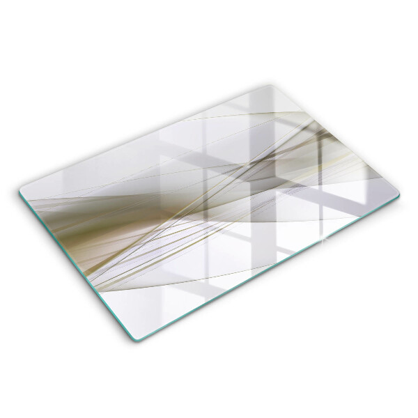 Placă sticla protectie aragaz Design cu linii abstracte