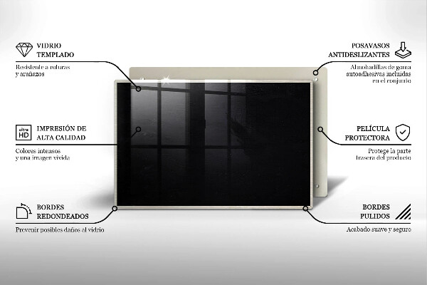 Placă sticla protectie aragaz Tablă