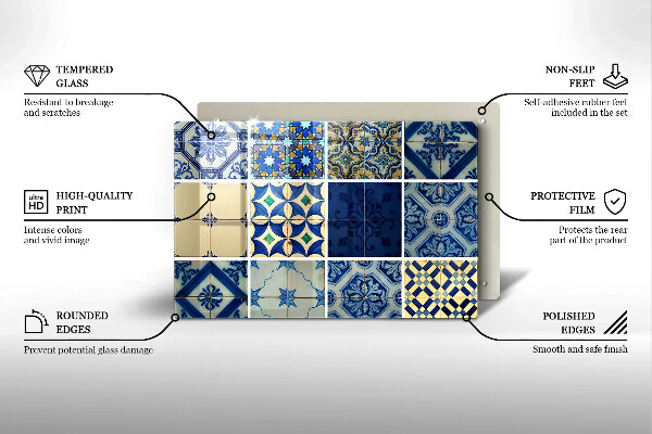 Placă sticla protectie aragaz Gresie decorativa placi