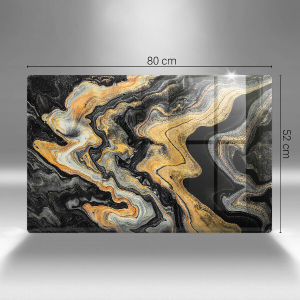 Placă din sticla protectie perete Structura abstractă