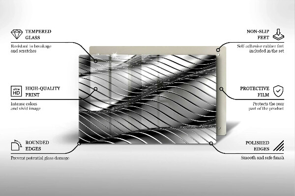 Placă sticla protectie aragaz Structura metalica 3D