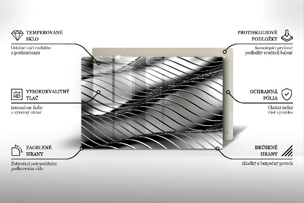 Placă sticla protectie aragaz Structura metalica 3D