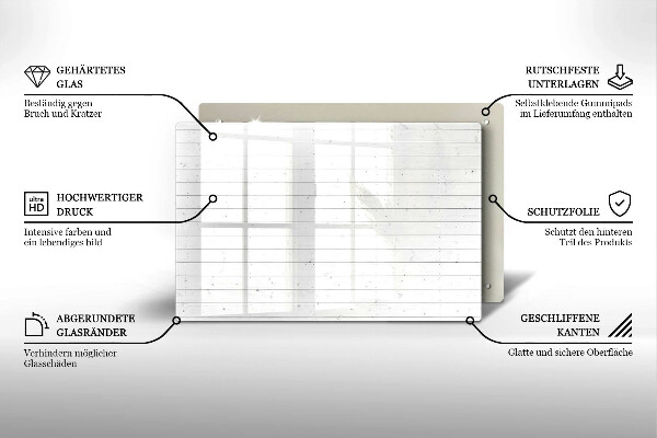 Placă sticla protectie aragaz Placi moderne luminoase