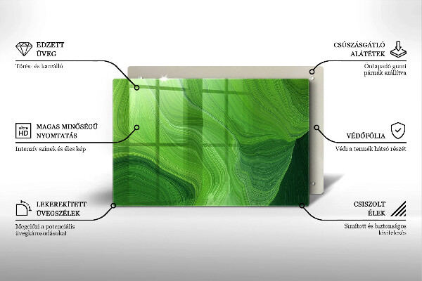 Placă sticla protectie aragaz Textura abstractă