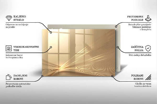 Placă din sticla protectie perete Abstracția modernă