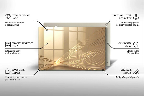 Placă din sticla protectie perete Abstracția modernă