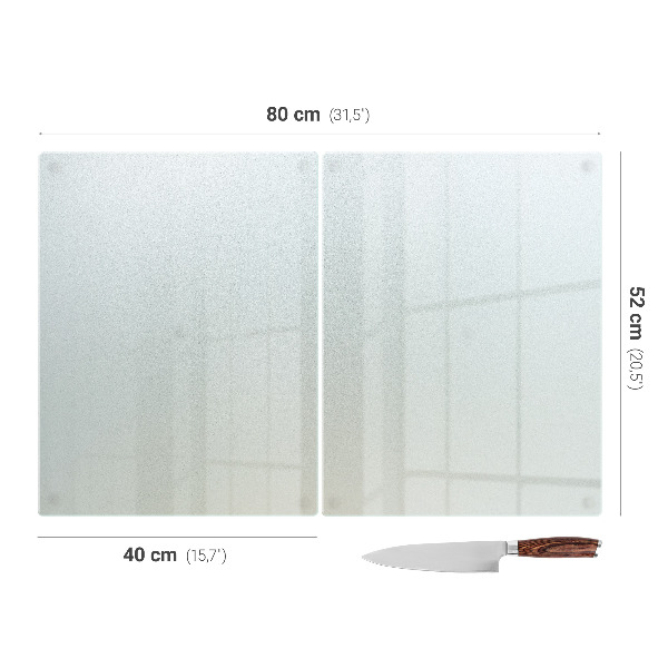 Placă de protecție pentru plită, set de 2 bucăți, 40 x 52 cm