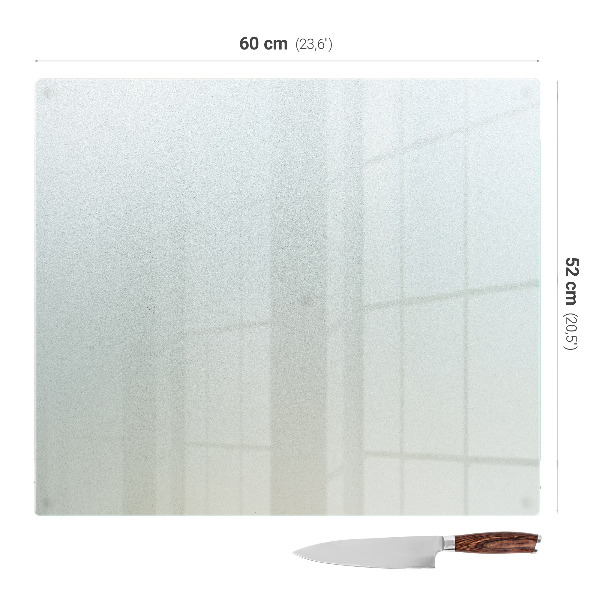 Placă din sticlă de protecție pentru perete de bucătărie în dimensiunea 60 x 52 cm