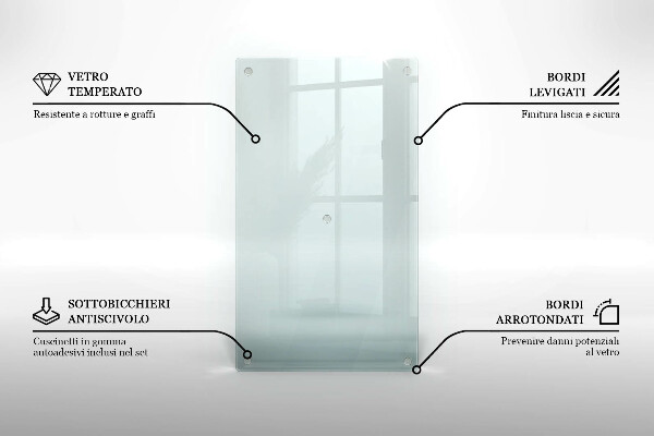 Placa din sticla protectie transparentă perete bucatarie 52x30 cm