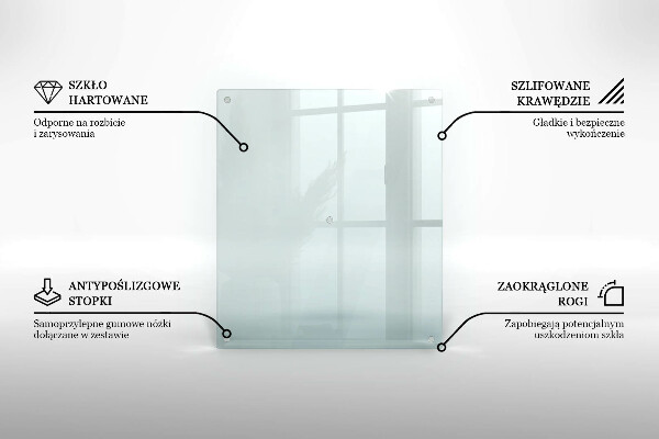Placă sticla protectie transparentă aragaz 60x52 cm