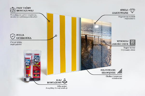 Sticlă bucătărie Dune de nisip pe marea baltică