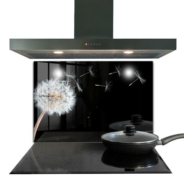 Sticlă printata bucătărie Păpădie păpădia în vânt