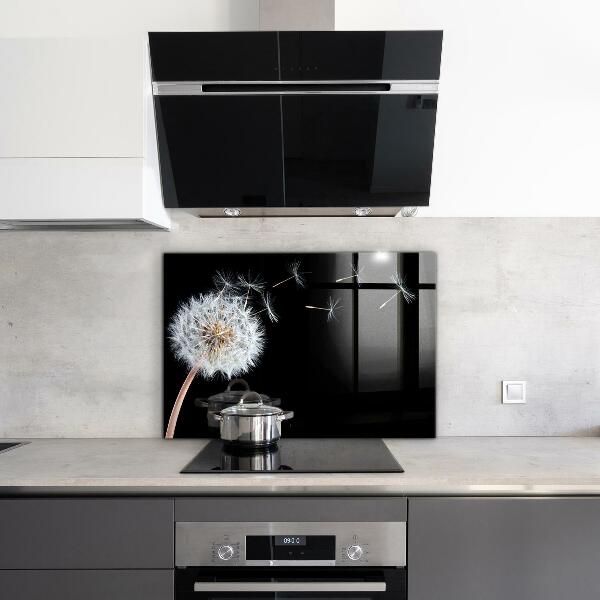 Sticlă printata bucătărie Păpădie păpădia în vânt