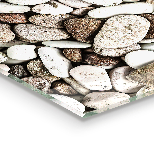 Sticlă pentru bucătărie Plaja pietroasa