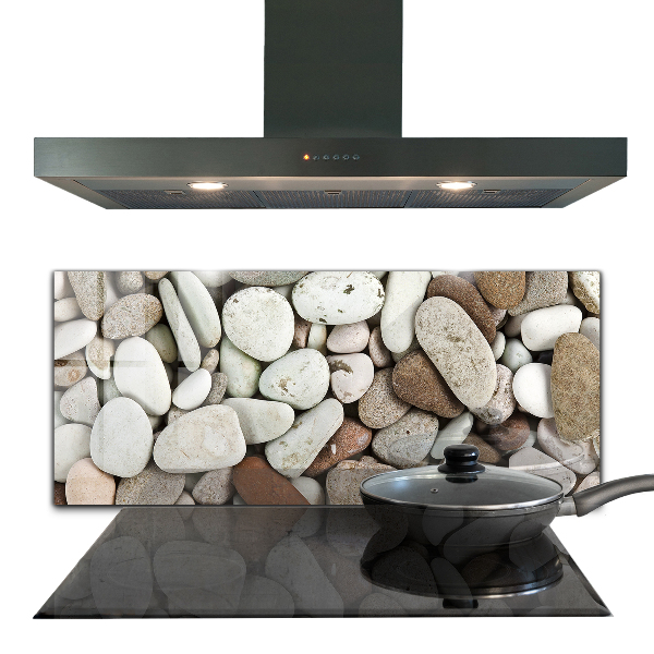 Sticlă pentru bucătărie Plaja pietroasa