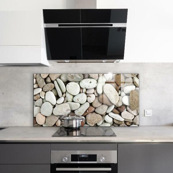 Sticlă pentru bucătărie Plaja pietroasa