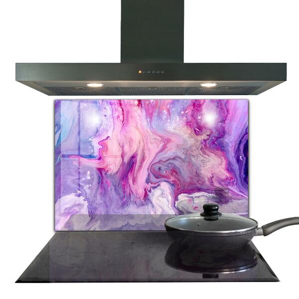 Sticlă pentru bucătărie Abstracție roz