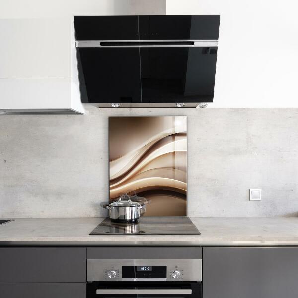 Sticlă bucătărie Abstracția undelor de energie