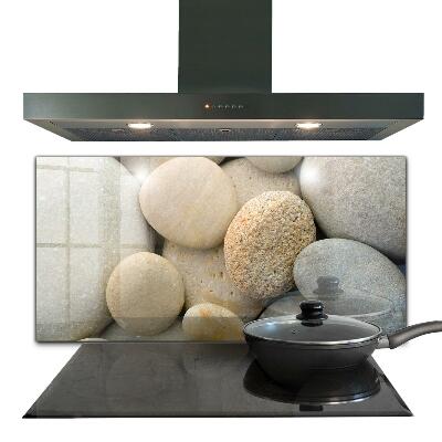 Sticlă bucătărie Plaja pietroasa