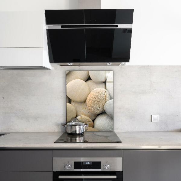 Sticlă bucătărie Plaja pietroasa