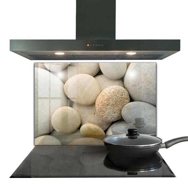 Sticlă bucătărie Plaja pietroasa