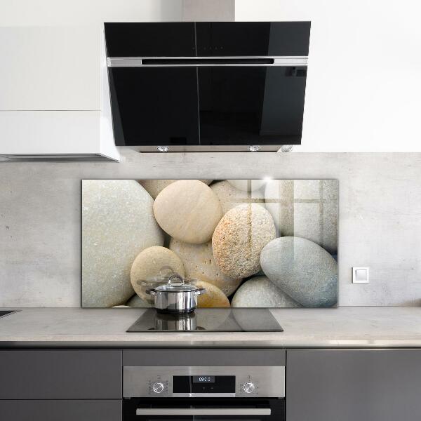Sticlă bucătărie Plaja pietroasa