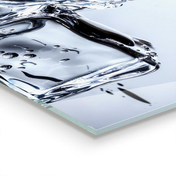 Sticlă bucătărie Înviorare cuburi de gheață