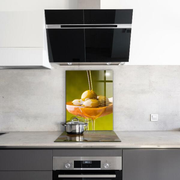 Sticlă bucătărie Ulei de măsline proaspăt presat