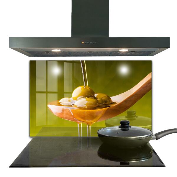 Sticlă bucătărie Ulei de măsline proaspăt presat