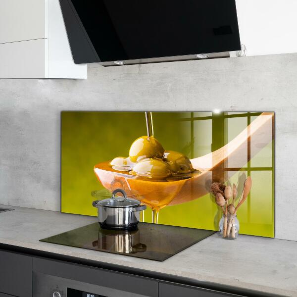 Sticlă bucătărie Ulei de măsline proaspăt presat