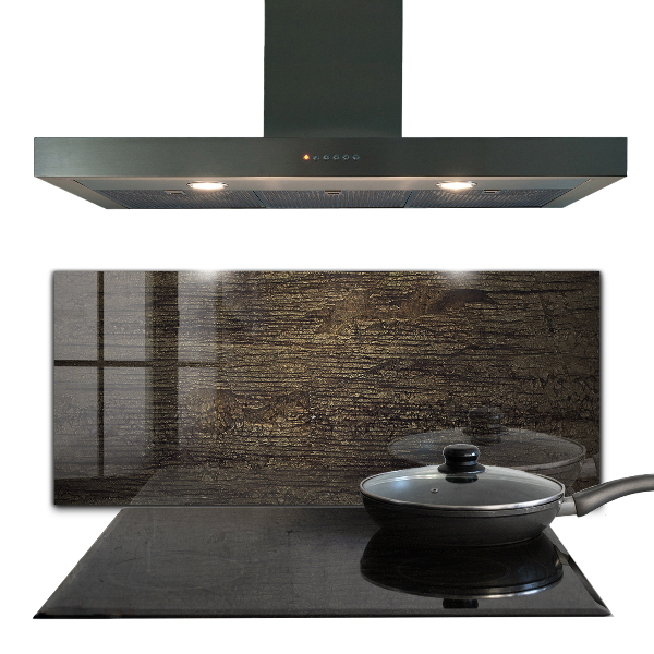 Sticlă bucătărie Textura retro din lemn